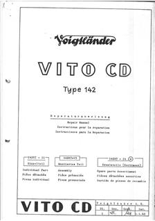 Voigtlander Vito CD manual. Camera Instructions.